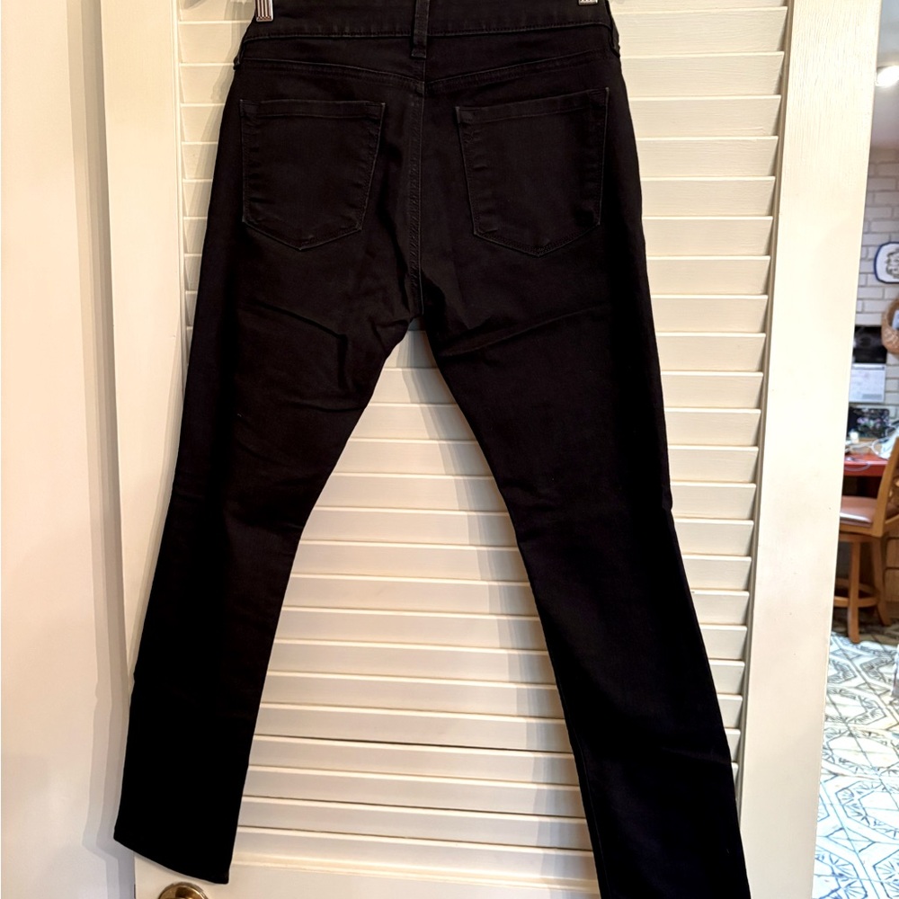 LOFT Skinny Black Denim Jeans 2P/24 - Picture 2 of 4